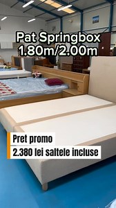 6.3K views · 25 reactions | Vândut 殺Pat dublu springbox cu o noptieră. Extrem de confortabil si rezistent in timp! Dimensiuni: 1.80/2.00m Va așteptăm la cumpărături in Showroom-ul din comuna Vanatori,jud Galati, pe DN26, langa depozitul farmaceutic. Link Showroom Vânători: https://maps.app.goo.gl/MbQ1RoGG8z9UPHoR9 Program: Luni-Vineri: 9,30-18 Sambata: 9,30-14 Duminica: inchis Telefon: 0745375288 #mobila #pat #furniture #interiordesign | Mobila lemn masiv | Facebook