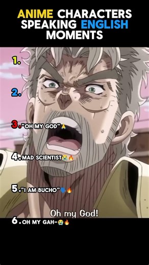 Anime characters speaking English 🙏✌️