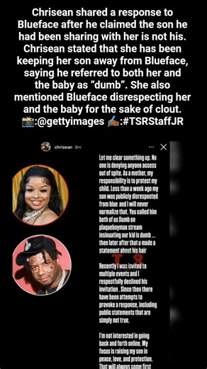 Mom fires back at clout#ChriseanRock #Blueface #ChriseanJr #CelebrityDrama #ViralNews