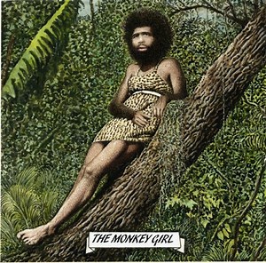 Drew Friedman: painting of The Monkey Girl