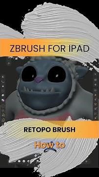 ZBrush Quick Tip - Retopo Brush