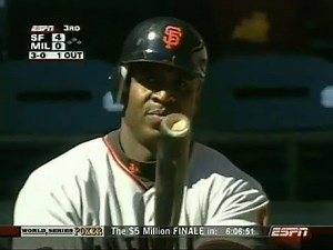 Barry Bonds goes 3-for-3