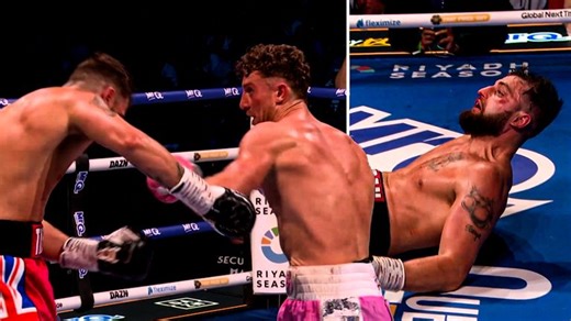 Brad Rea blasts out Liam Cameron after BIG left hook!