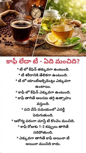 Coffee vs Tea – Which is Better for Health? | Coffee or Tea Explained