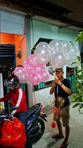 bring a helium gas balloon ready to launch #balloon