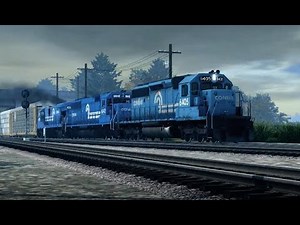 Trainz: A New Era - Conrail Action in Palmer, MA April 1998