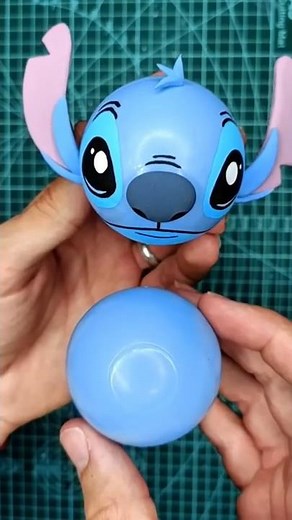 How to make this STITCH craft with a toy ball