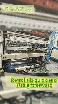 Upgrade your existing facial tissue machine with the automatic transfer system #tissue machine