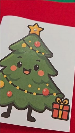 Christmas Tree LED light up card