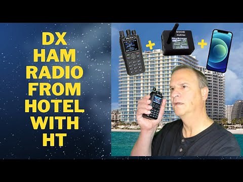 DX Ham Radio from a Hotspot and Cell Phone While Traveling / In Your Hotel using DMR