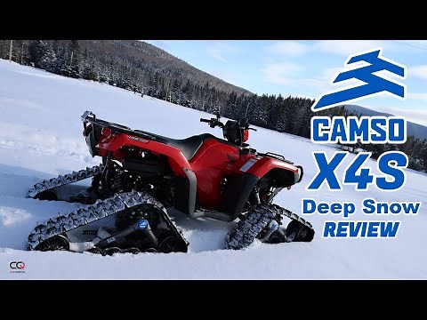Camso X4s track test on a Honda Rubicon 520 DCT | Impressive!