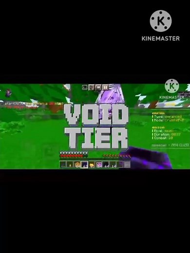 I Created My Own Minecraft PvP Tier System... | Void Tiers😳#shorts
