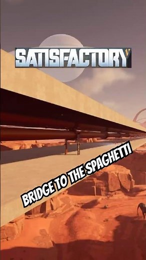 Its Not Satisfactory Without the Giant Early Game Floating Mega Bus! #shorts #satisfactory