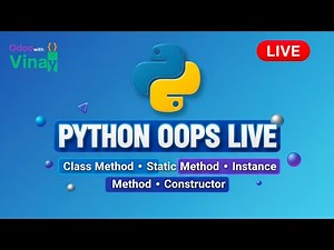 Python OOPS LIVE | Completing OOPS Concepts with Real Examples