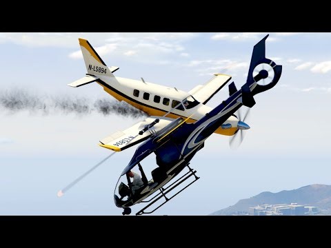 GTA 5 REALISTIC PLANE CRASHES!! COMPILATION #8