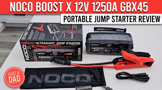 Watch NOCO Boost X 12V 1250A GBX45 Portable Jump Starter Review on Amazon Live