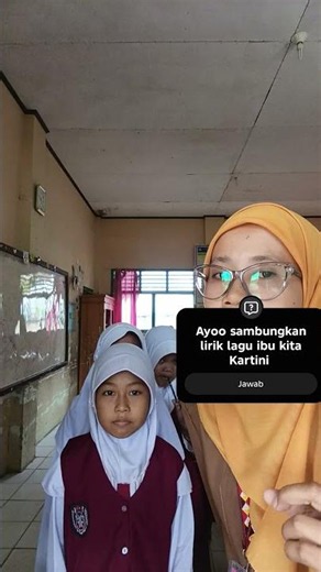 Let's finish the lyrics to the song "Ibu Kita Kartini" #part1 #reels #youtubeshorts #video #youtu...