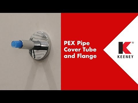 How to Install Pipe Cover Tube and Flange for PEX Stub Out