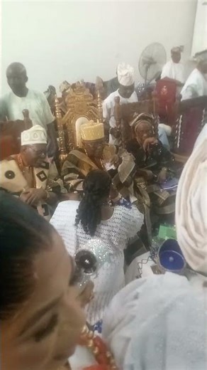 #IInsulation ceremony at Alake palace ake Abeokuta Ogun State Nigeria...