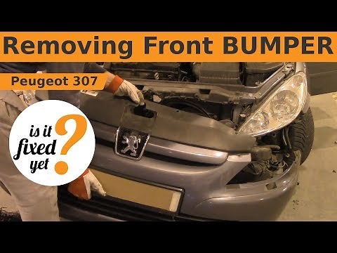 Removing & Reinstalling Front BUMPER - Peugeot 307