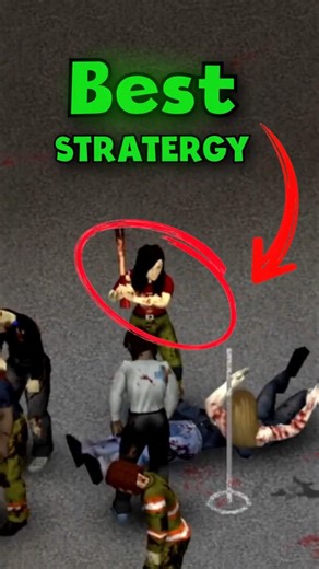 Best begginer strategy in project Zomboid #gaming #projectzomboid #shorts