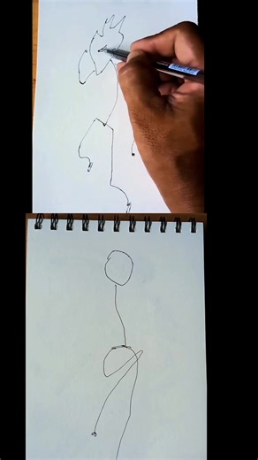 Misao vs ken kaneki Drawing 🔥 #anime #drawing #stickman | Penkuris Art