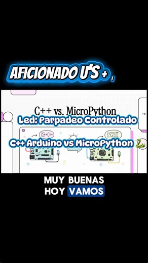 👉 Un LED, dos lenguajes… ¿quién parpadea mejor? ⚔️ C vs MicroPython en el ESP32 #esp32 #electronica #mecatronica #ingeniero #arduino
