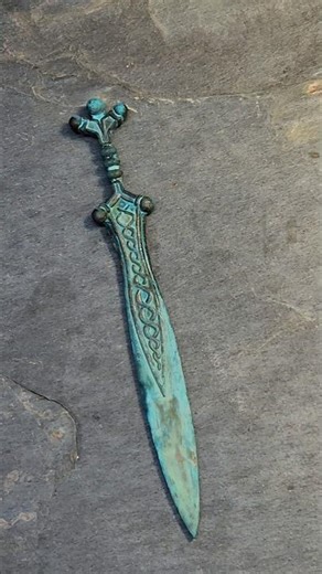 Bringing a 3000-year-old Celtic Sword back to life... tiny! 🗡️