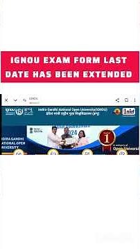 Ignou Exam Form Last Date Extended For Dec 2025 Exam || Dated 18 October 2025
