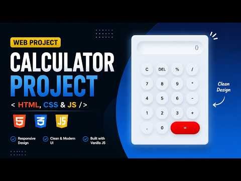 How to make a calculator by using HTML,CSS & JAVASCRIPT