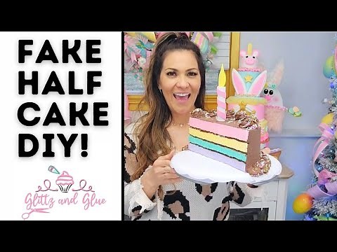 DIY Fake Cake, Fake Birthday Cake
