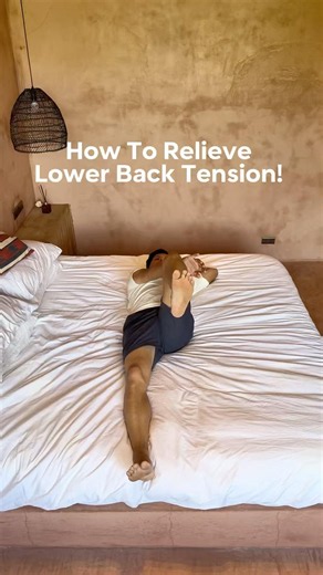 Lower Back Pain Stretch!! 🤩🔥 #backpain #physicaltherapy #trending