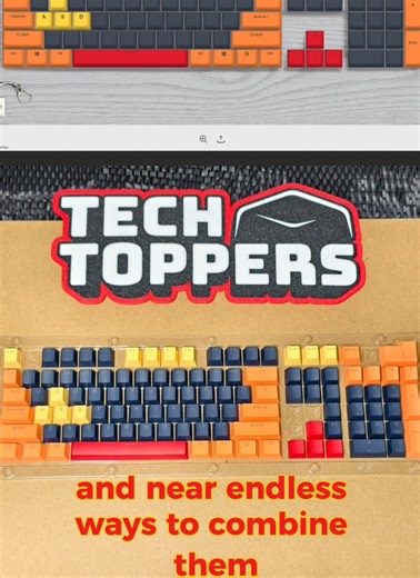 Check them out at TechToppers.co.uk #techtoppers #customkeyboard #customkeycaps #pcgaming #gaming