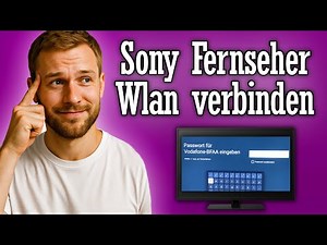 Connecting Sony TV to the Internet - WLAN Instructions