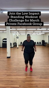 23K views · 144 reactions | Join the Low Impact Standing Workout Challenge for March. | Thick Chick Fitness | Facebook