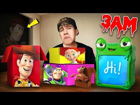 DO NOT OPEN ALL TOY STORY 5 MYSTERY BOXES at 3 AM!!