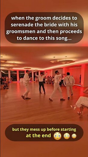 Groomsmen surprises BRIDE at WEDDING with singing and dance #wedding #weddingdance #surprise #marry