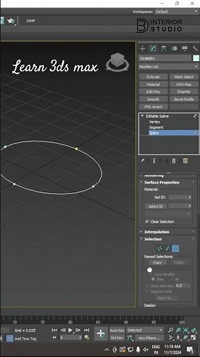 Edit spline in 3ds Max...