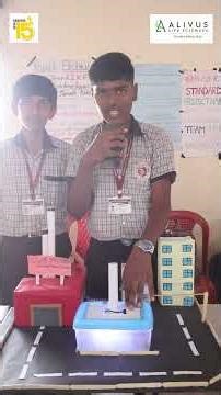 Student Explaining Air Pollution Controller (Working Model) #ssf #education #science #school #