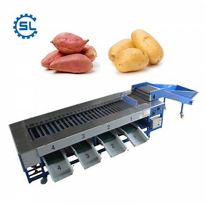 [Hot Item] 4 Grade Potato Grading Process Vegetable Shape Classification Line