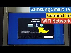 How to Connect Samsung Tizen Smart TV to WiFi Network - QLED, OLED, 4K TV