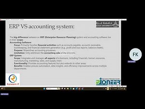 ERP VS Accounting systems and chart of account concept Made with Clipchamp