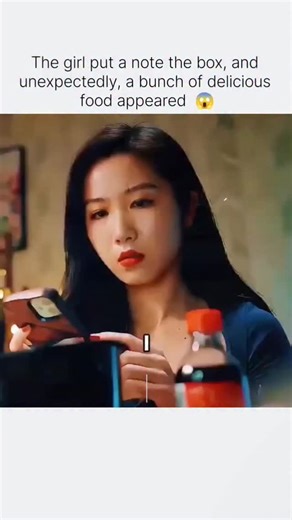 laughing hub on Instagram: "​🎬Movie name: ​Unknown (Likely a short story, mini-drama, or a clip from a series focusing on a "wish-granting" item.) ​☀️Genre: ​Magical Realism, Suspense, Fantasy, Short Drama ​⏳Movie length: ​Short Clip (The original content length is 1 minute and 27 seconds) ​🌟IMDb rating: ​N/A (Not a full-length movie) ​☀️Cast: ​Unknown (Features a female protagonist) ​Explanation: ​The protagonist orders takeout but receives an empty black food container with a note instructin