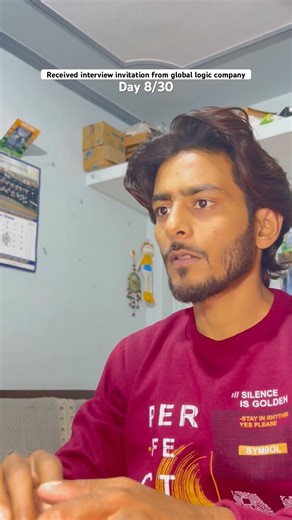 Python developer journey Day 8/30 | Interview At Global Logic Company #python #globallogic #shorts