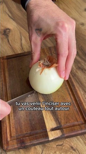 Tip for quickly chopping an onion 🧅