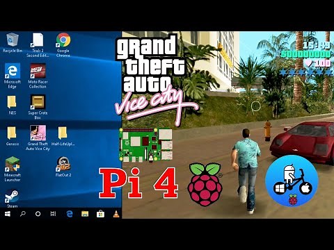 GTA Vice City Windows 10. Raspberry Pi 4 8GB WOR.