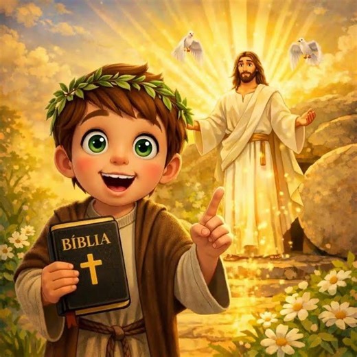 Você sabia? Hoje é o Domingo da Ressurreição! Jesus venceu a morte e trouxe esperança!
