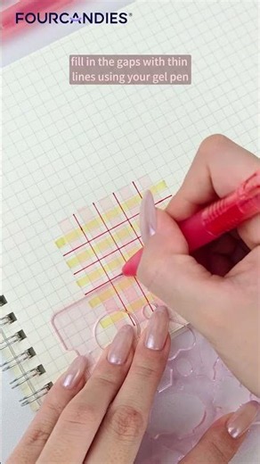 Highlighter line drawing tutorial 🌈
