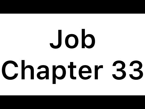 Job Chapter 33