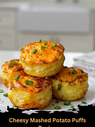 Cheesy Mashed Potato Puffs Recipe